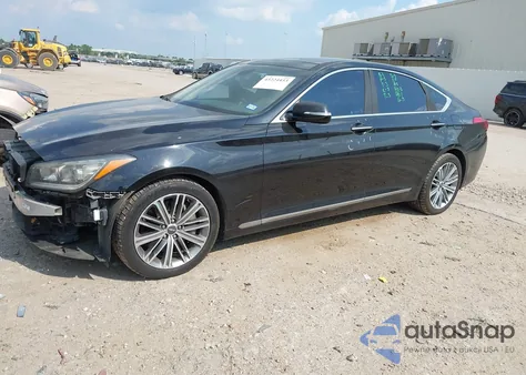 2018 Genesis G80 3.8 z USA, uszkodzony, nr VIN KMHGN4JE3JU234978